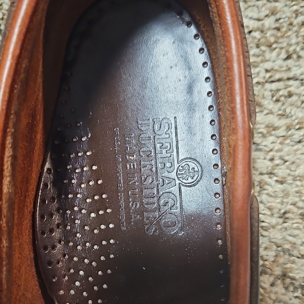 SAS Chestnut Leather Boat Shoes - Picture 7 of 7